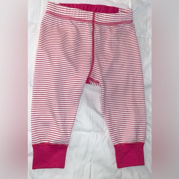 PATAGONIA pink stripe Polartec pants baby girls size 6 months 6M - Picture 7 of 7